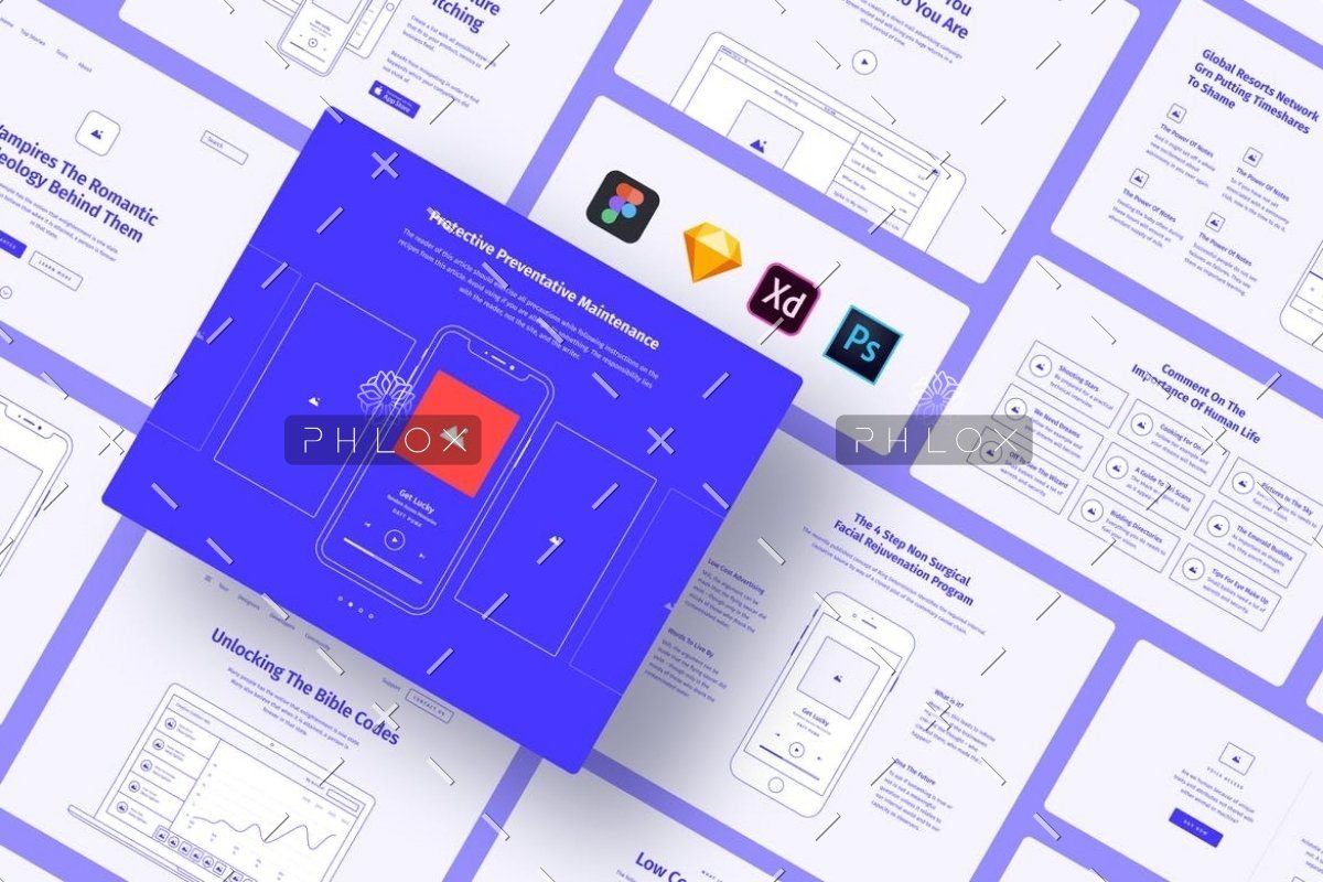Responsive design for a variety of sizes
