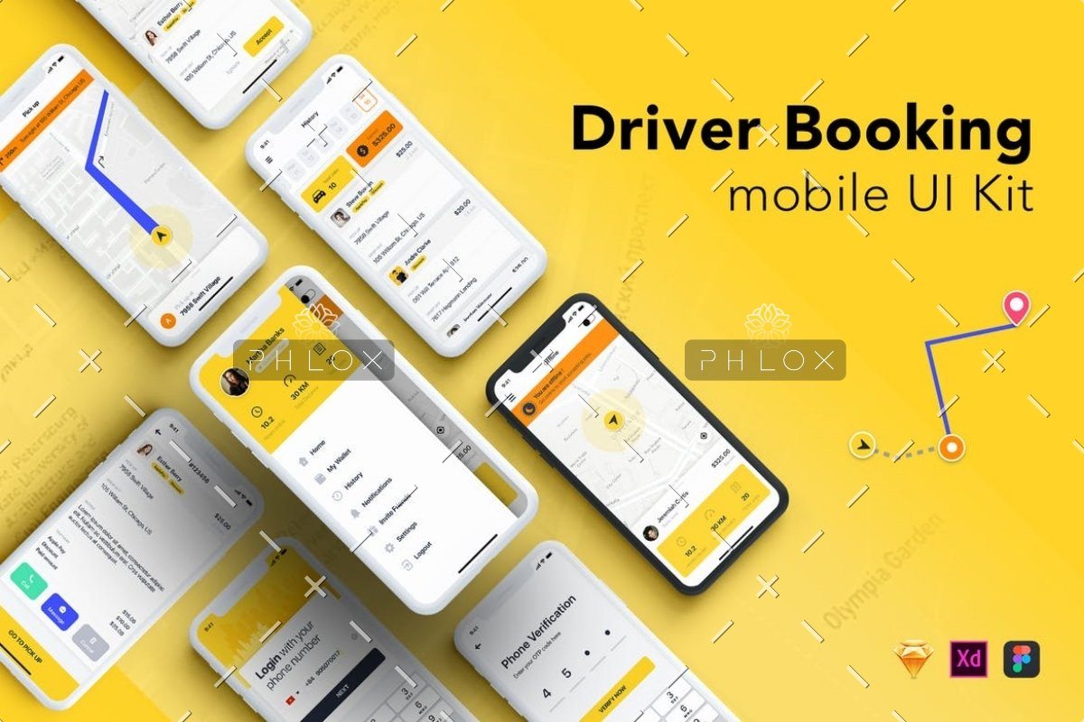 Login Mobile Interface illustrations