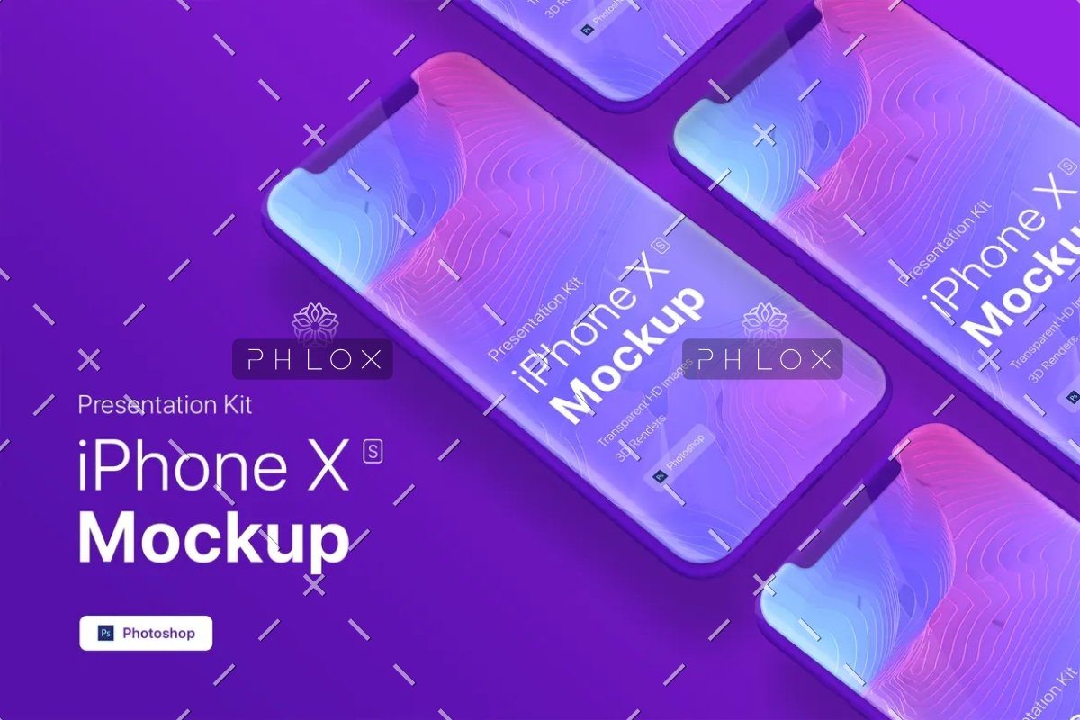 Graphic design of mobile pages